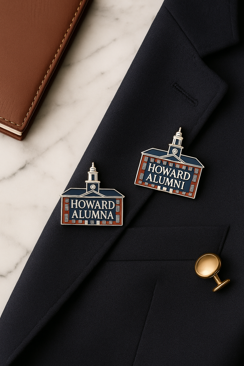 Howard Alumni and Alumna Lapel Pin