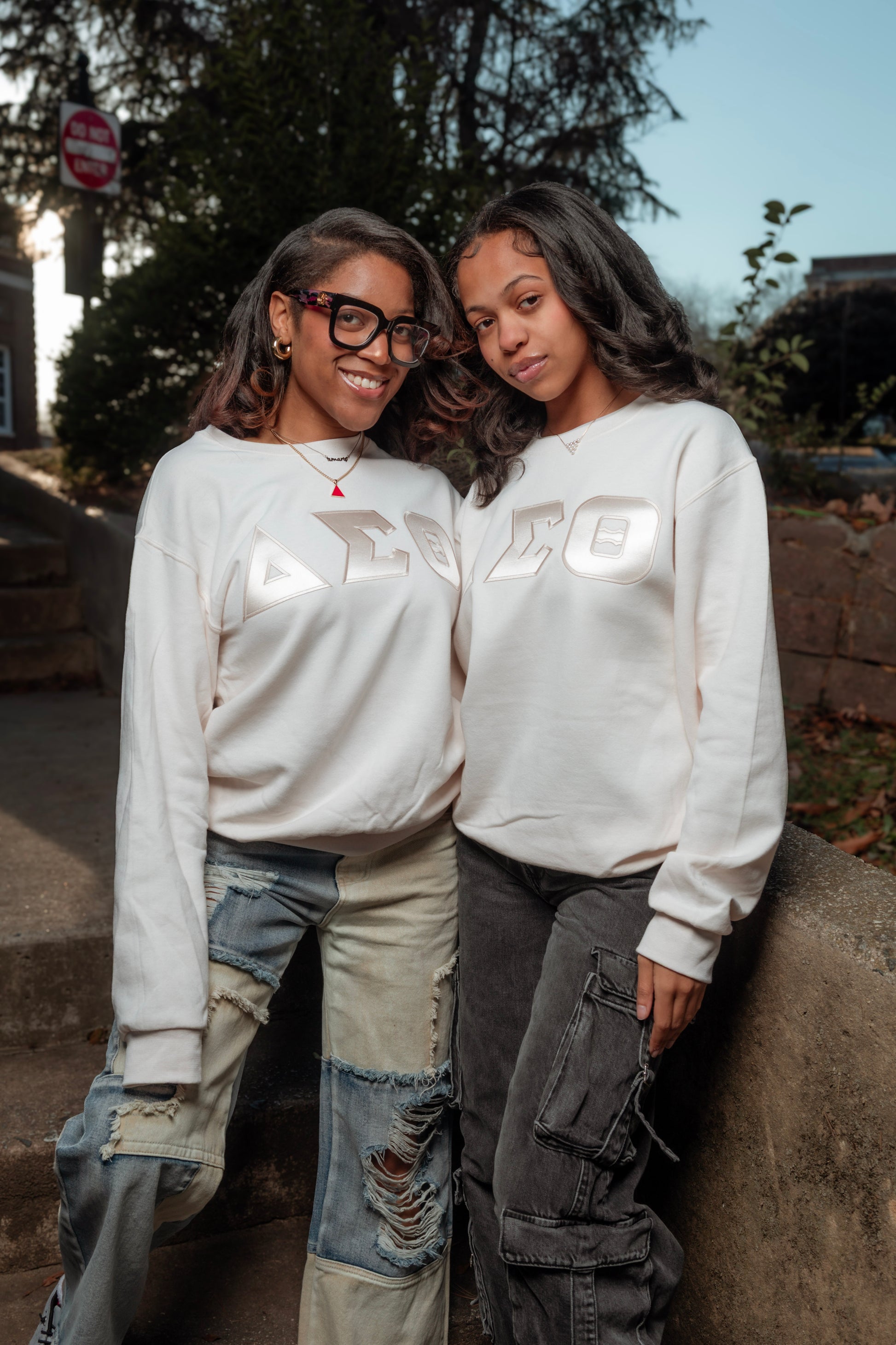 Cream-on-Cream DST Greek Letter Apparel
