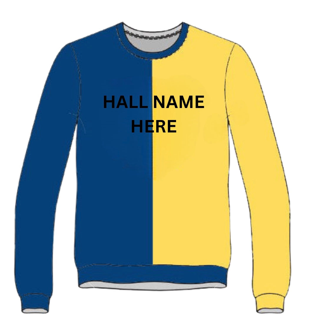 Two-Tone Tackle Twill Academic Hall Crewneck Apparel