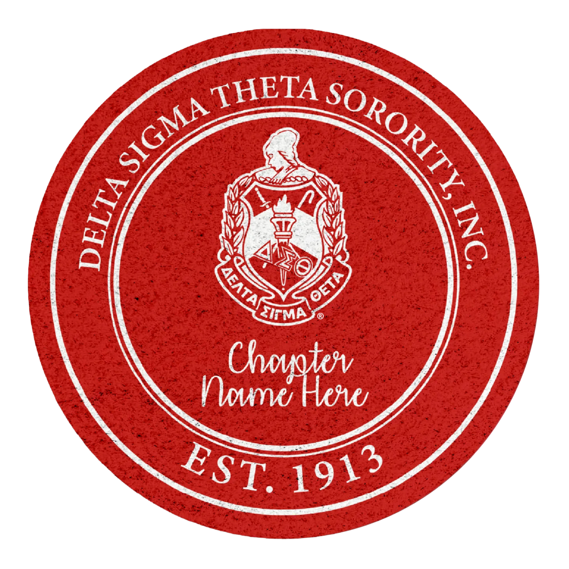 Custom DST Chapter Rug PRE ORDER