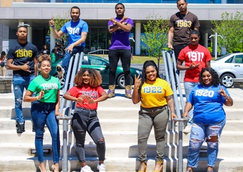 Divine Nine HBCU Apparel. T-shirts representing all of the fraternities and sororities in the divine nine at an HBCU.