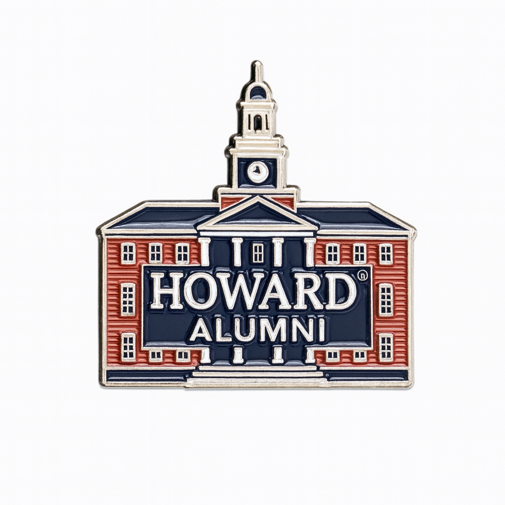 Howard University Founders Library Lapel Pin