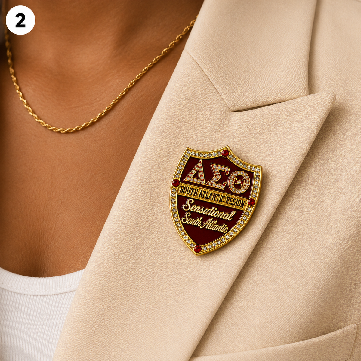 DST South Atlantic Region Lapel Pin