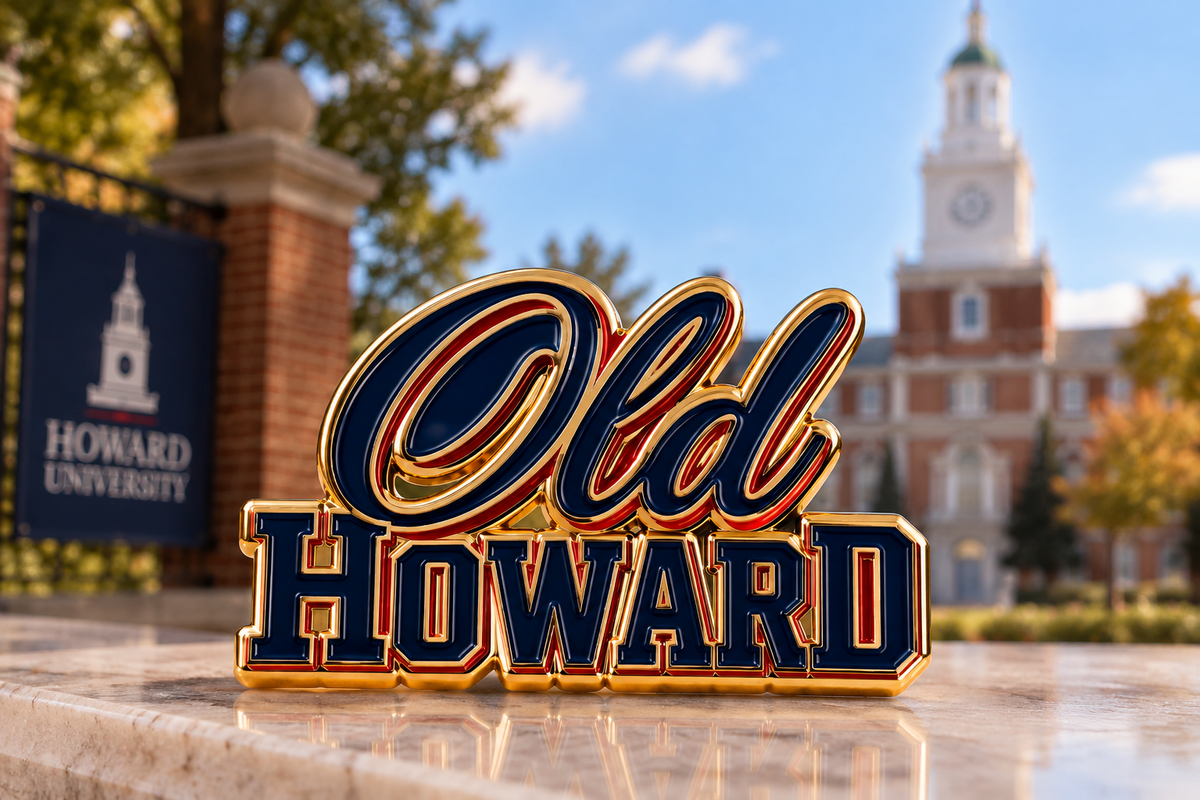 PRE ORDER Old Howard Enamel Lapel Pin | Howard University | HU Bison | HBCU
