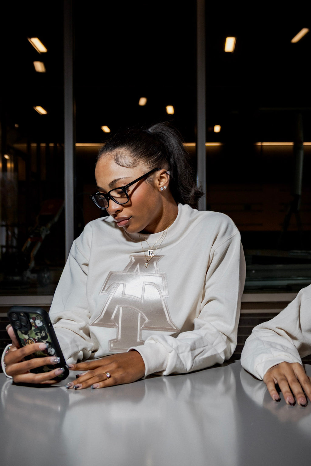 Cream-on-Cream Interlock Apparel