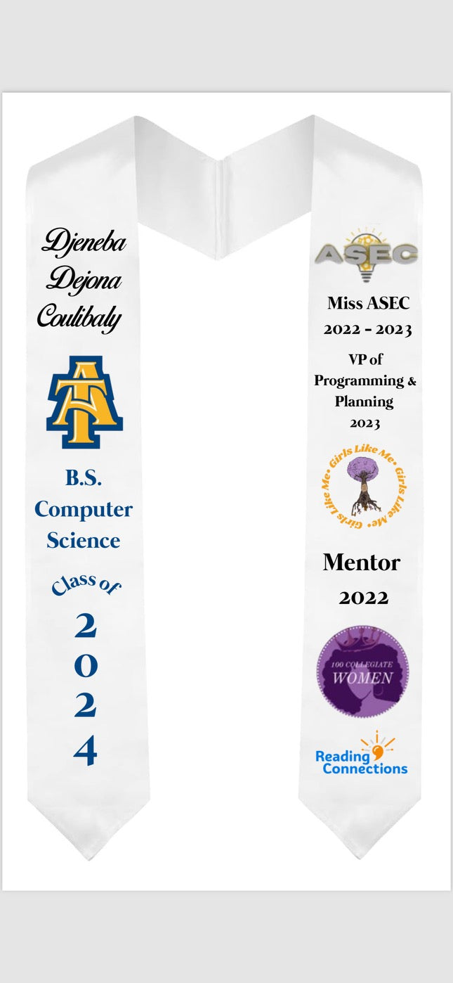 Custom Full Sublimation Grad Stoles