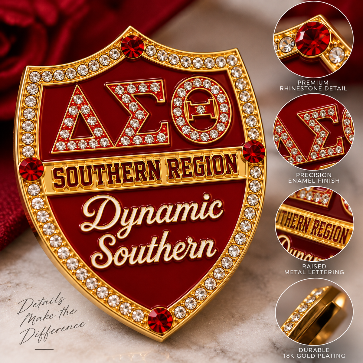 DST Dynamic Southern Region Lapel Pin