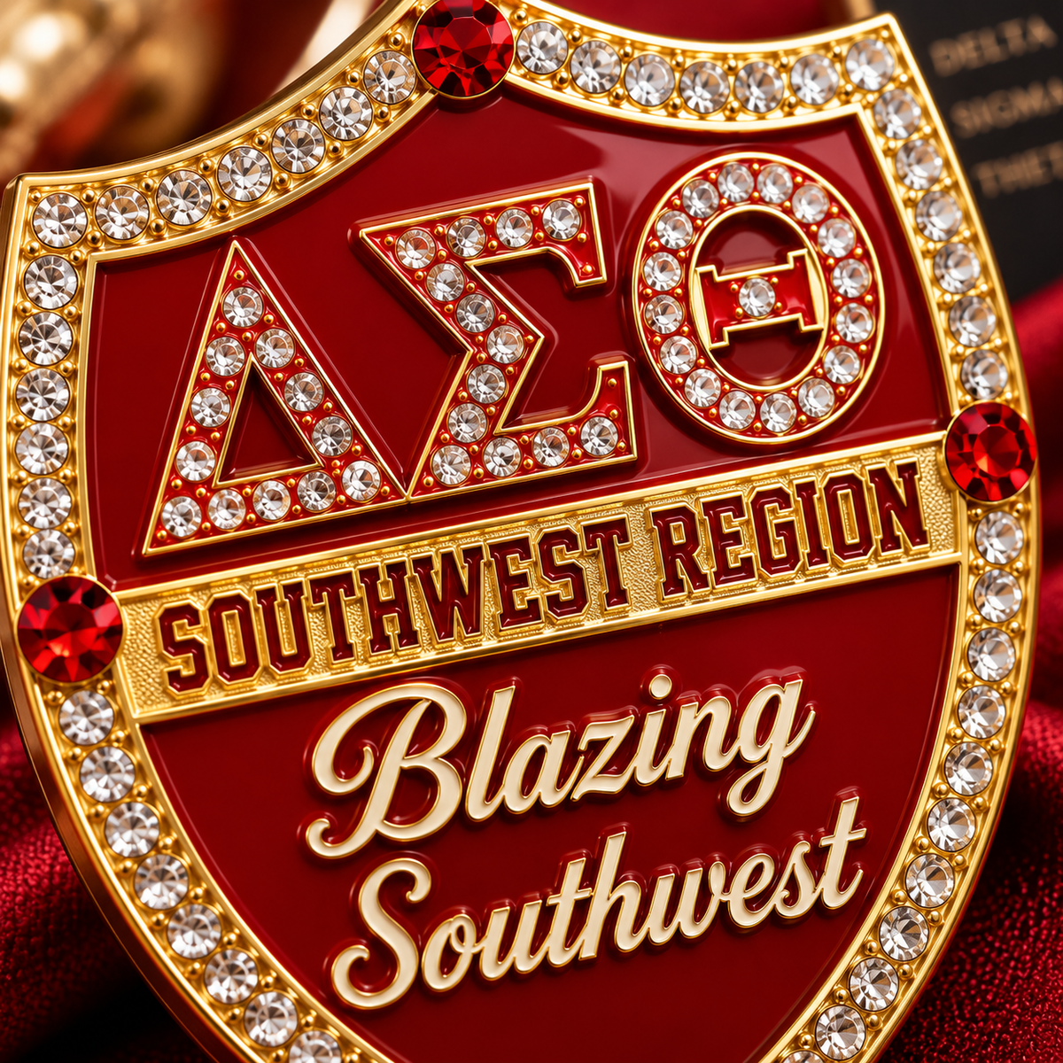 DST Blazing Southwest Region Lapel Pin
