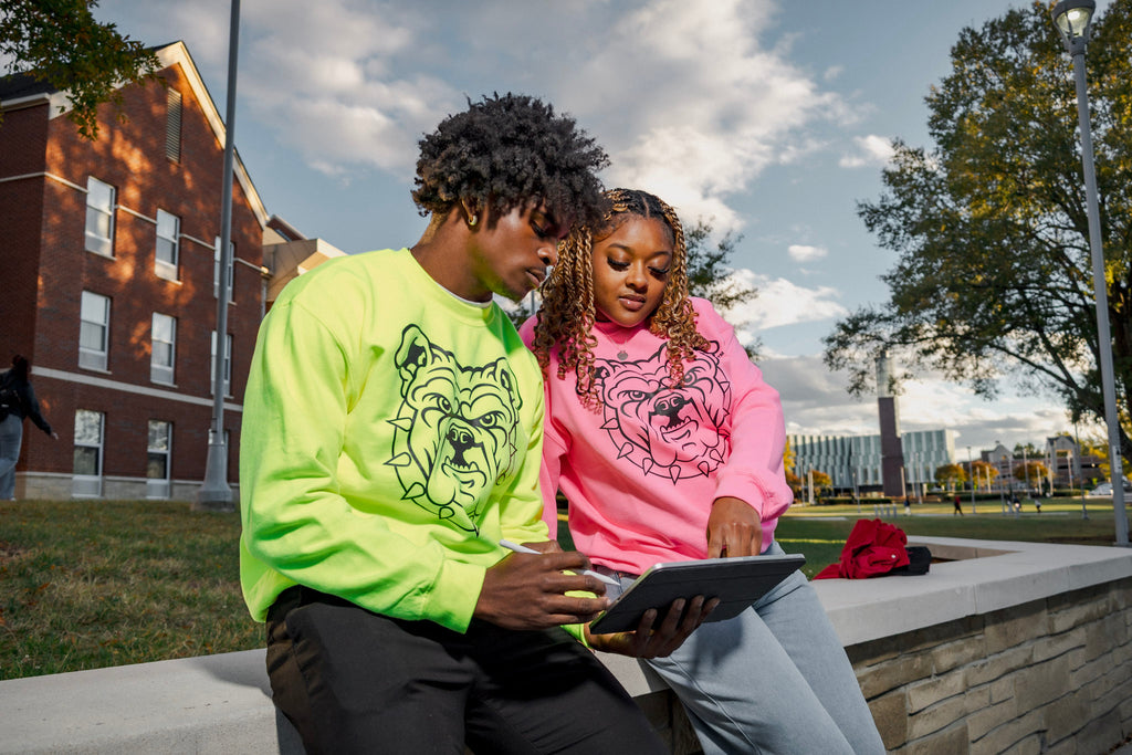 Neon Bulldog and Song Apparel