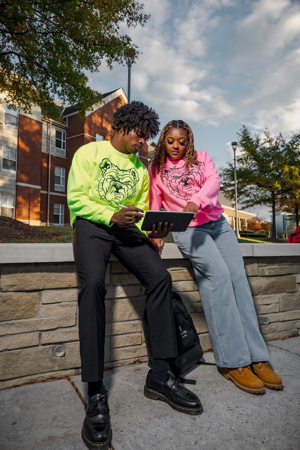 Neon Bulldog and Song Apparel