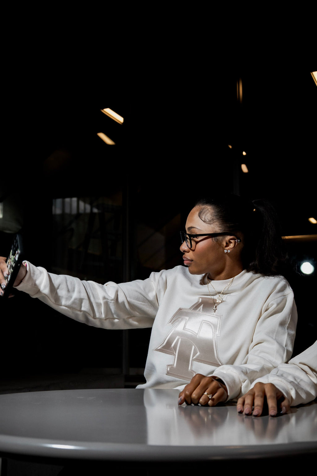 Cream-on-Cream Interlock Apparel