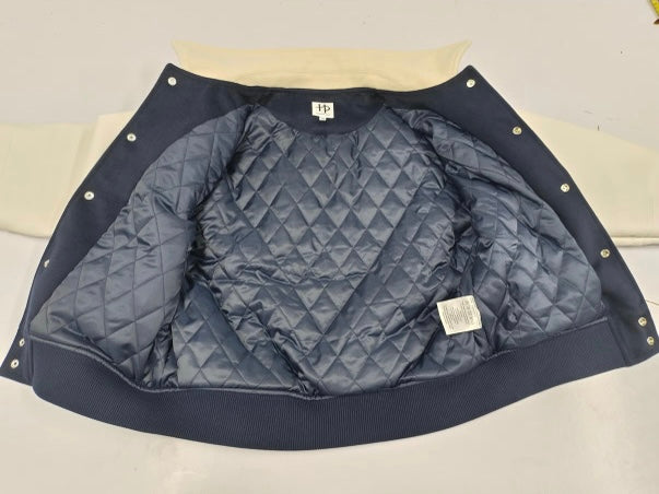 Unisex Navy and Cream Aggies Varsity Jacket (PRE ORDER)