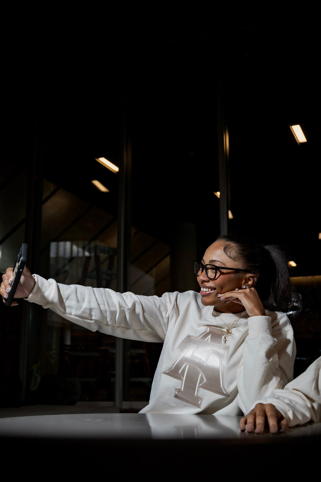 Cream-on-Cream Interlock Apparel