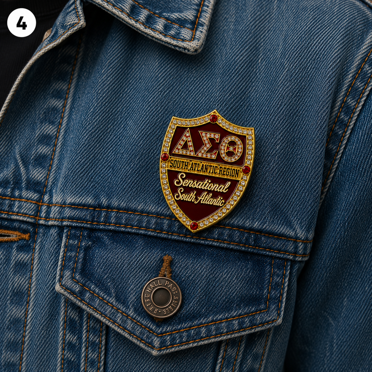 DST South Atlantic Region Lapel Pin