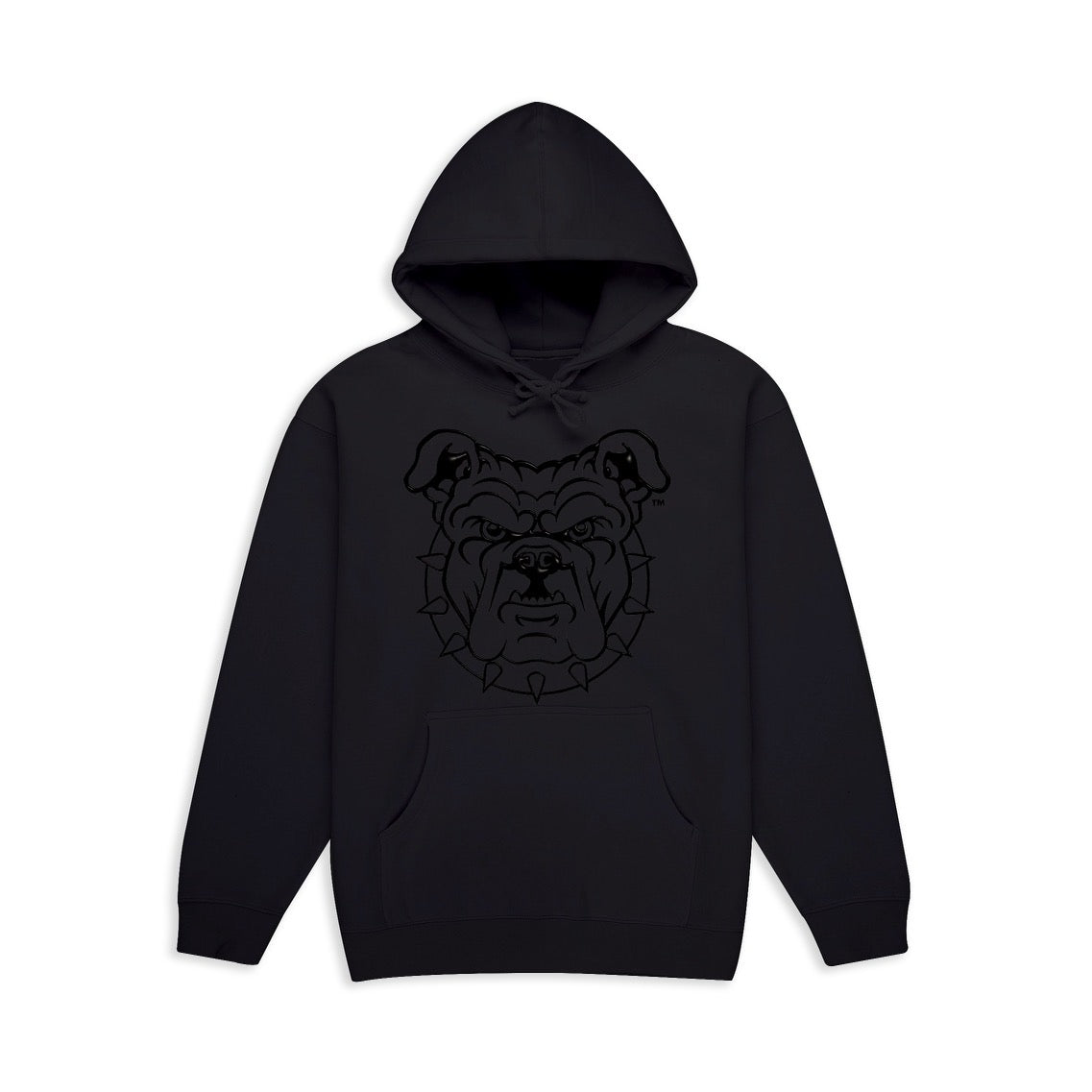 Toddler and Youth Black Tackle Twill Bulldog Apparel