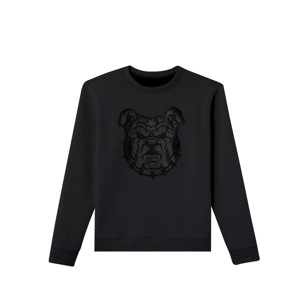 Toddler and Youth Black Tackle Twill Bulldog Apparel