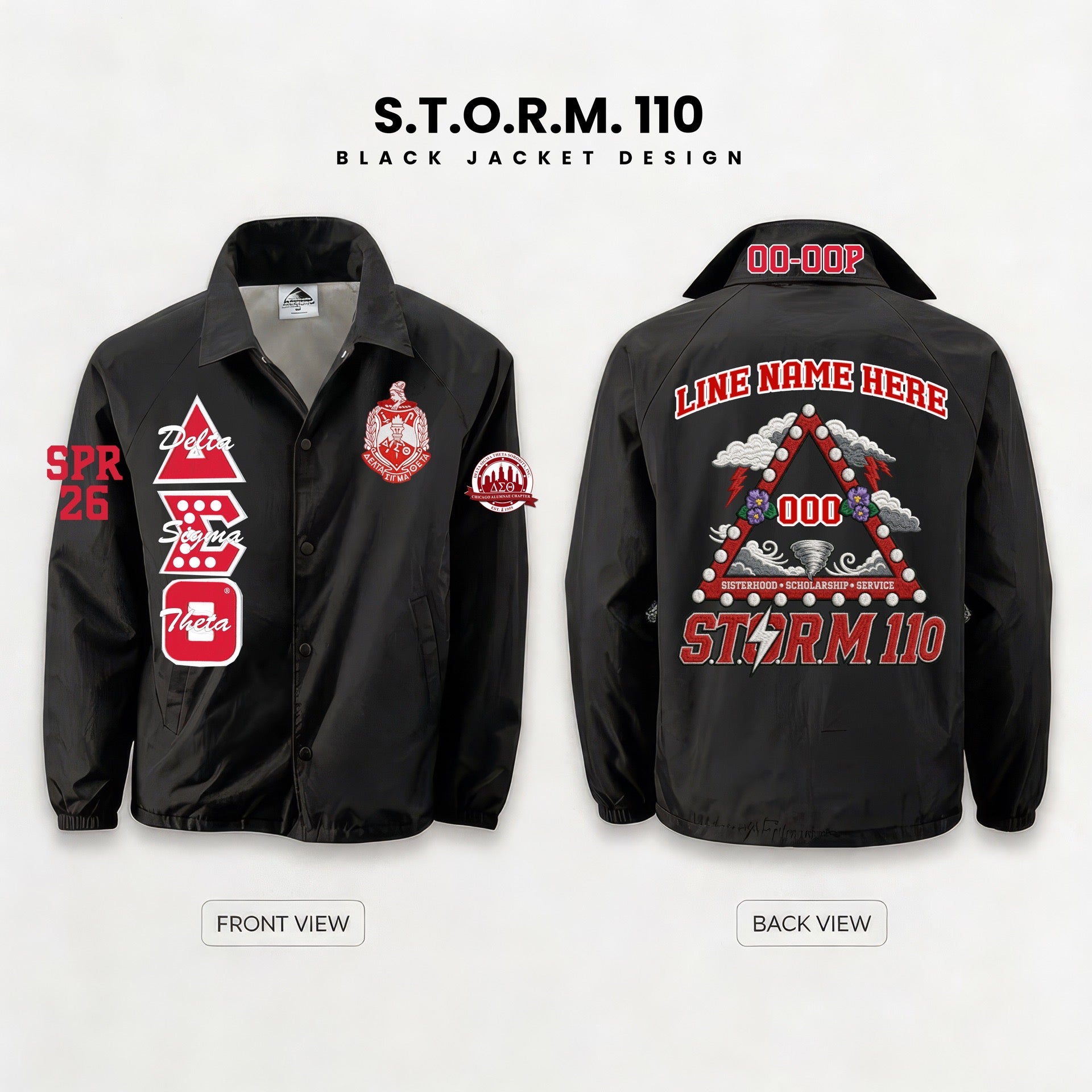 Chicago Alumnae SPR 26 Line Jackets