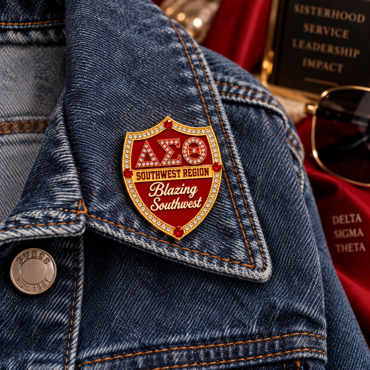 DST Blazing Southwest Region Lapel Pin
