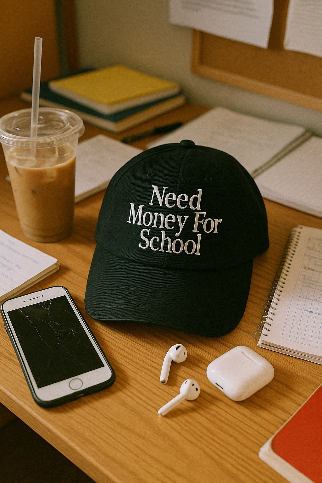 Need Money For School Dad Hat