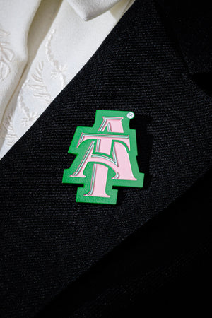 A&T Interlock Lapel Pins