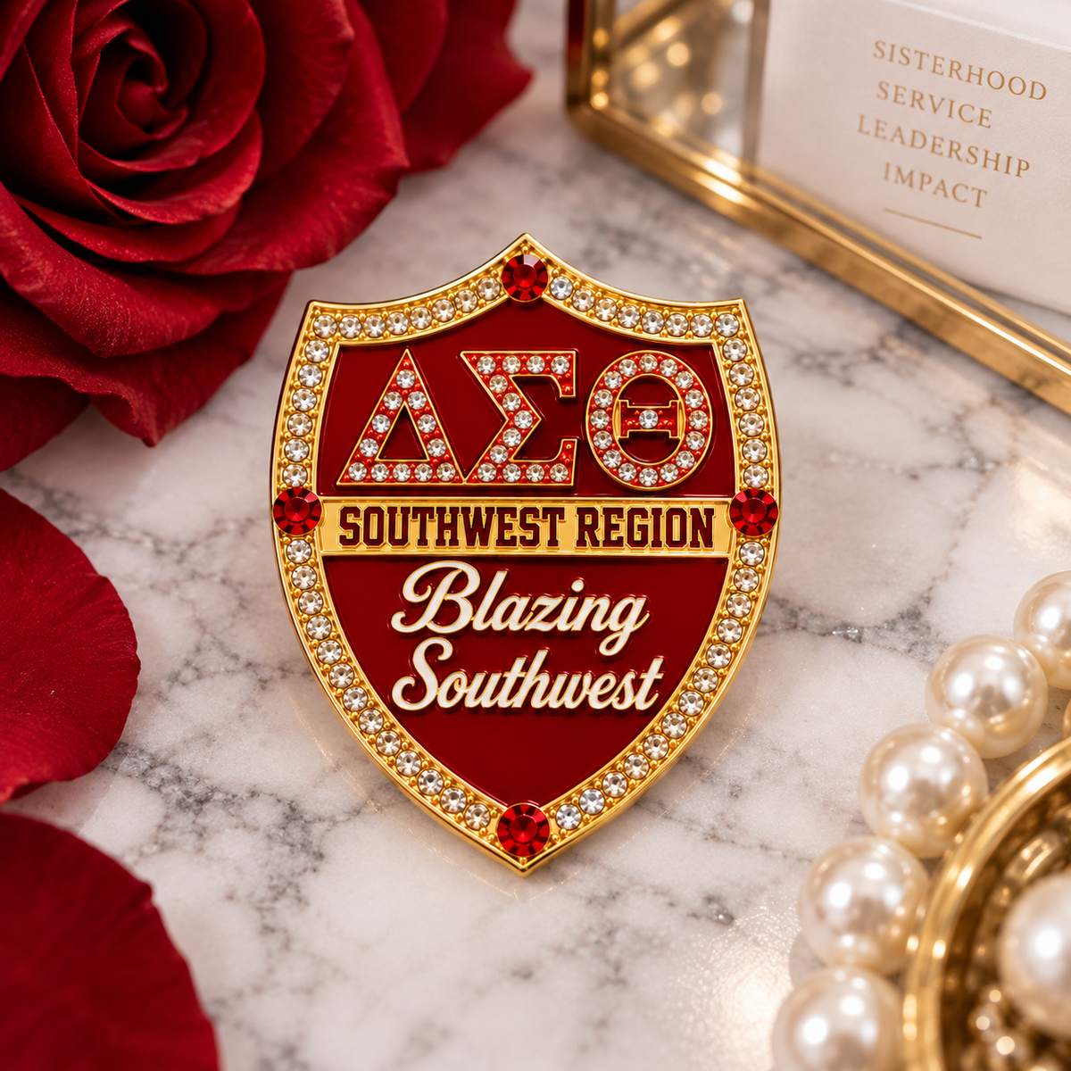 DST Blazing Southwest Region Lapel Pin