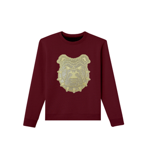 Glittery Gold Bulldog Apparel