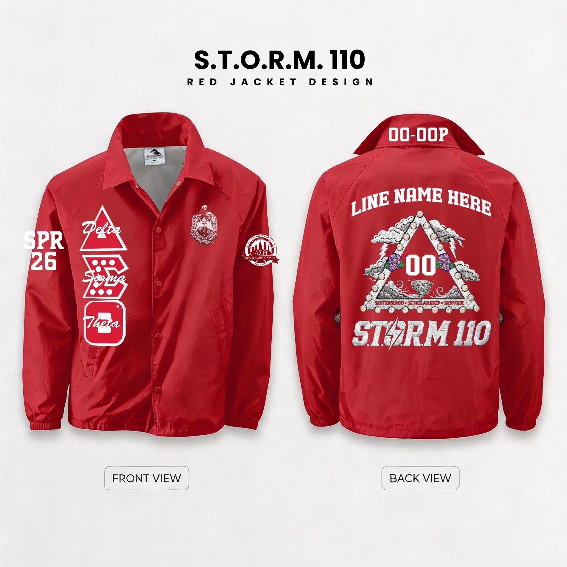 Chicago Alumnae SPR 26 Line Jackets