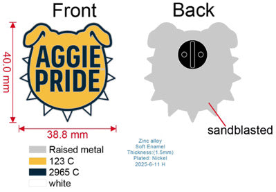PRE ORDER Aggie Pride Lapel Pin