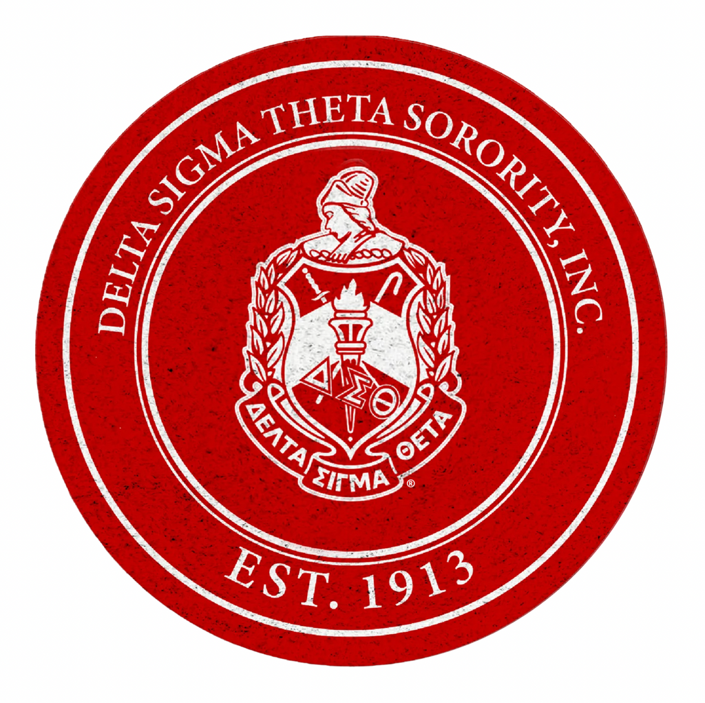 Red DST Chapter Shield Rug PRE ORDER