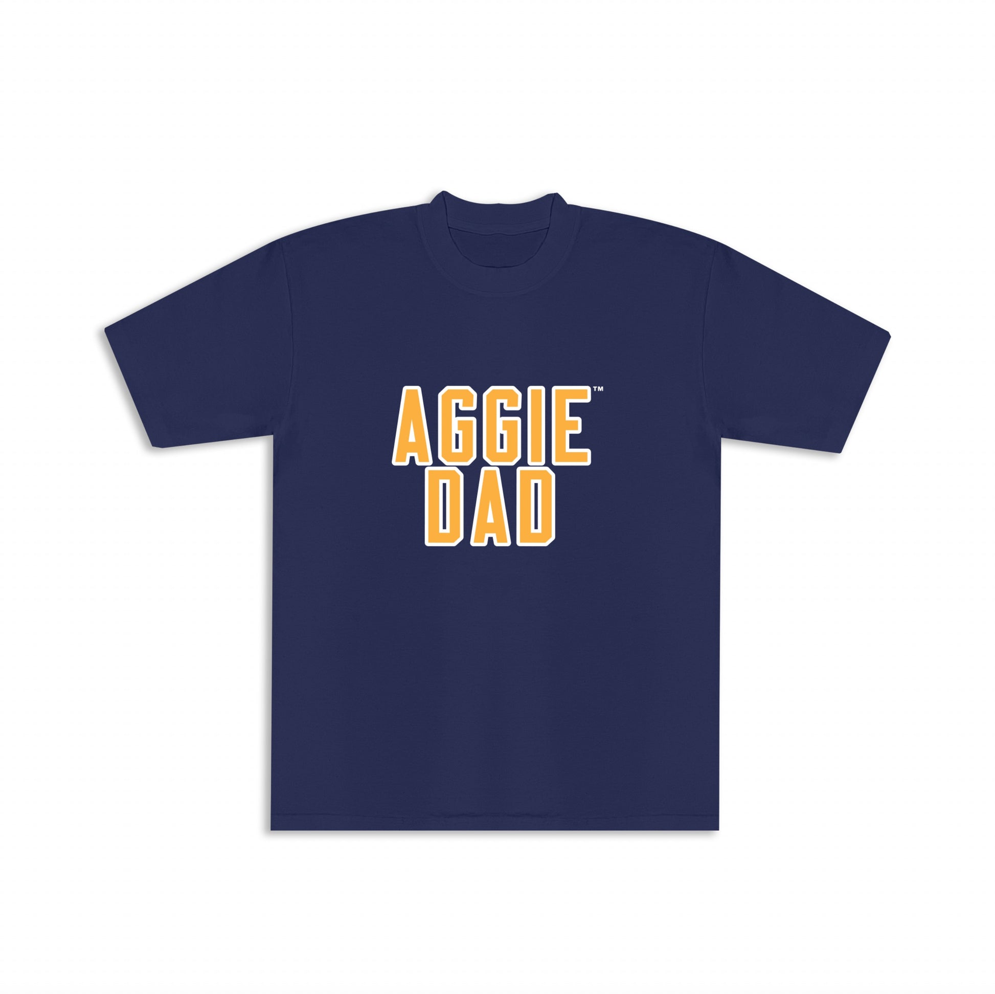 Navy Aggie Mom/Dad Gold Apparel