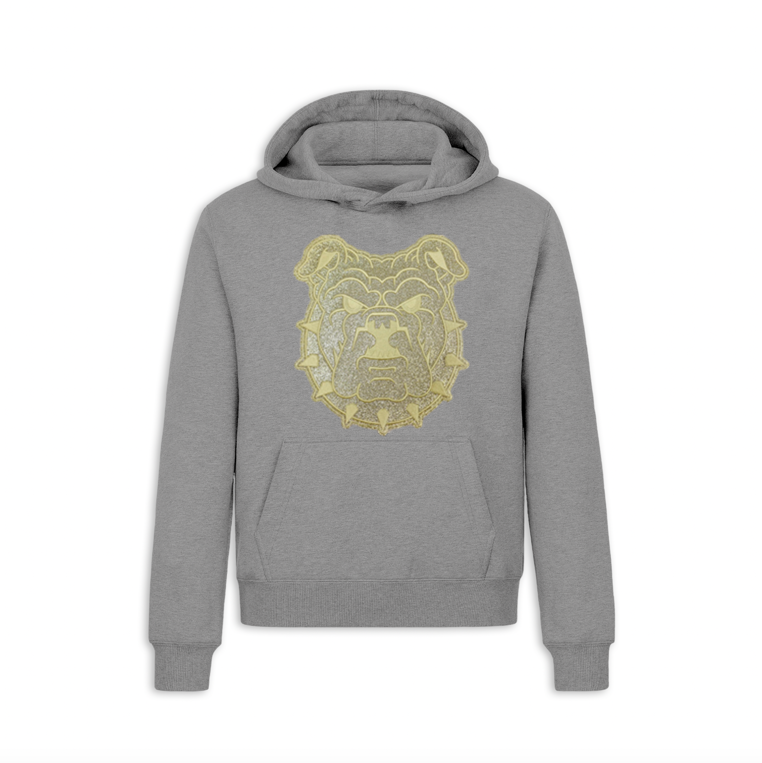 Glittery Gold Bulldog Apparel