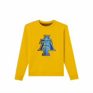 Tackle Twill Navy and Yellow A&T Interlock Logo Apparel