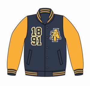 Traditional Aggie Bulldog Varsity Jacket