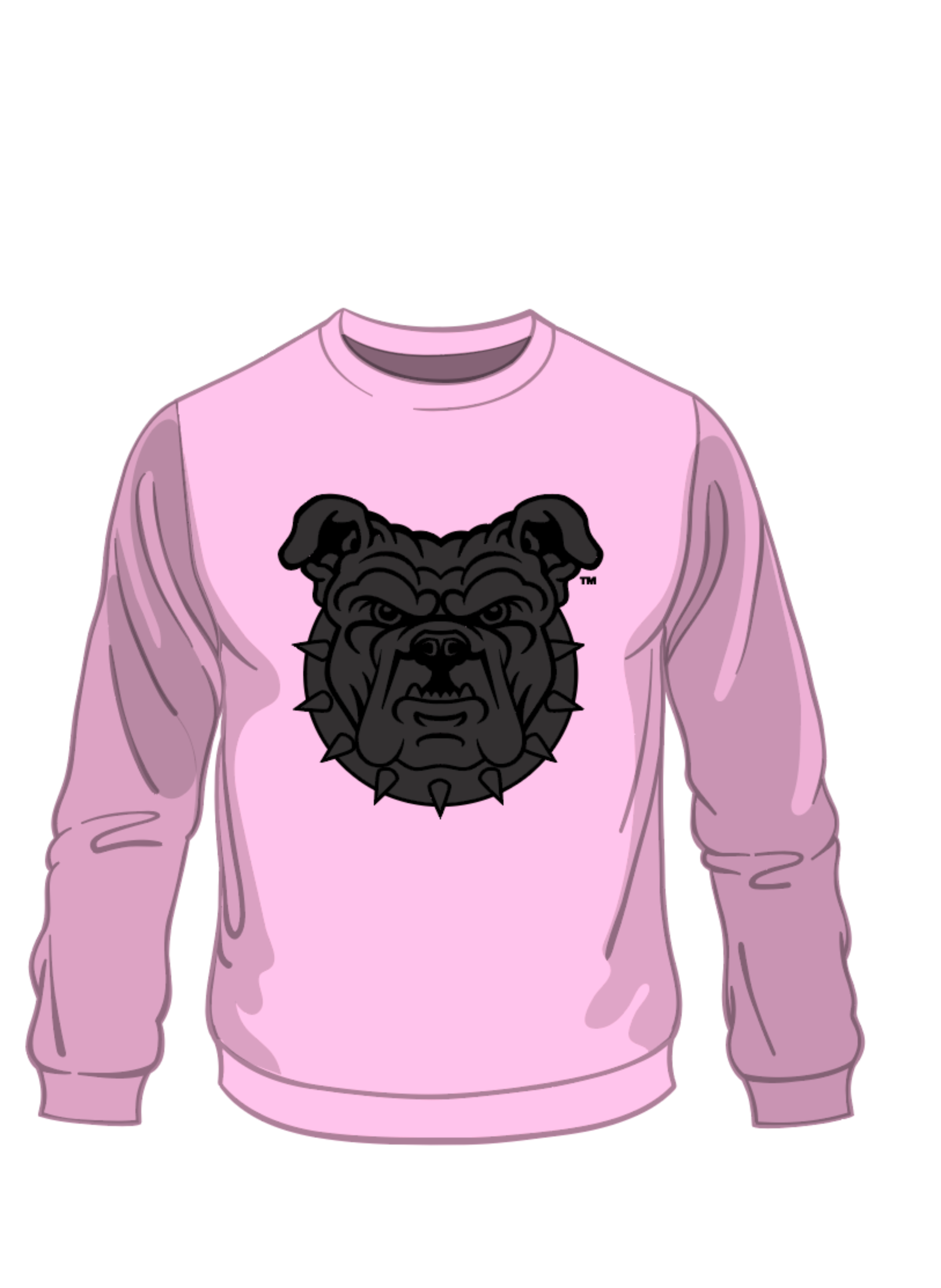 Toddler and Youth Black Tackle Twill Bulldog Apparel