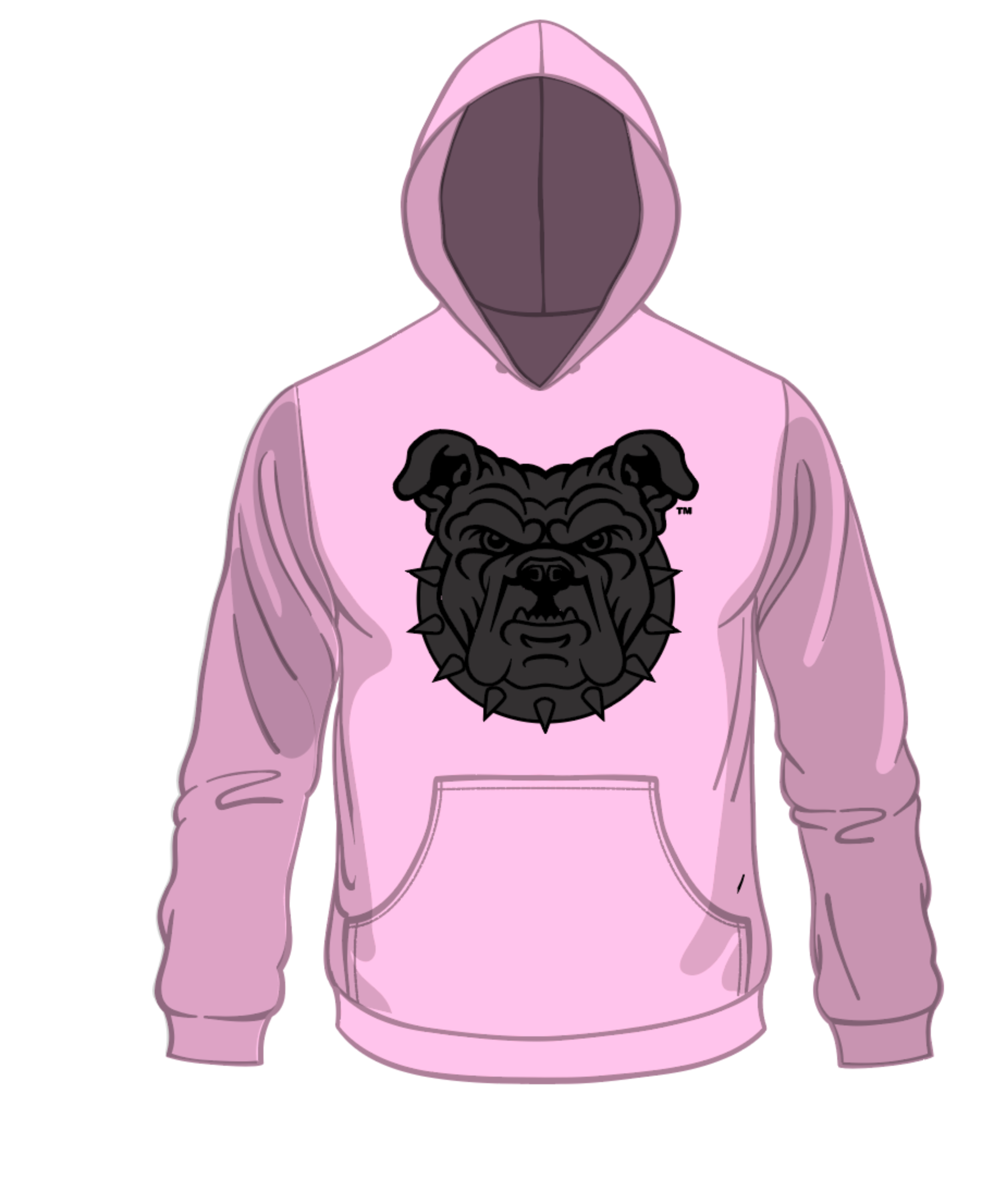 Toddler and Youth Black Tackle Twill Bulldog Apparel