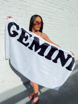 Gemini Beach Towel