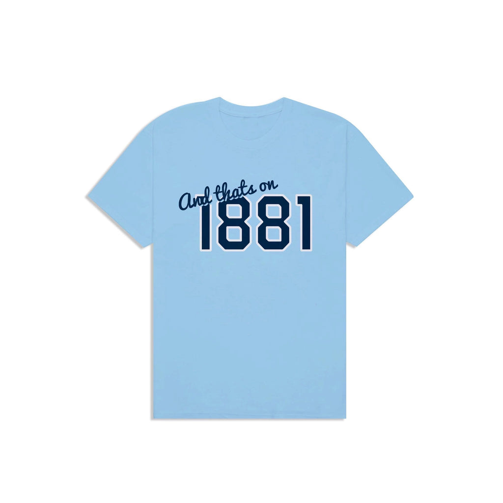 And That's On 1881 Apparel