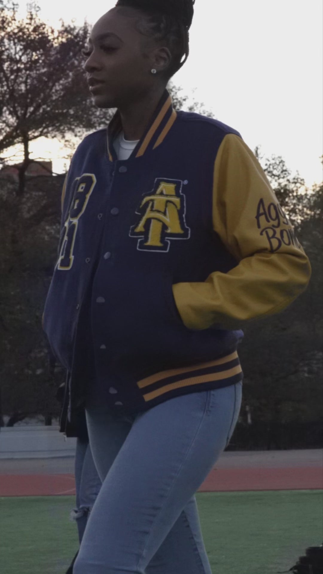 Traditional Aggie Bulldog Varsity Jacket