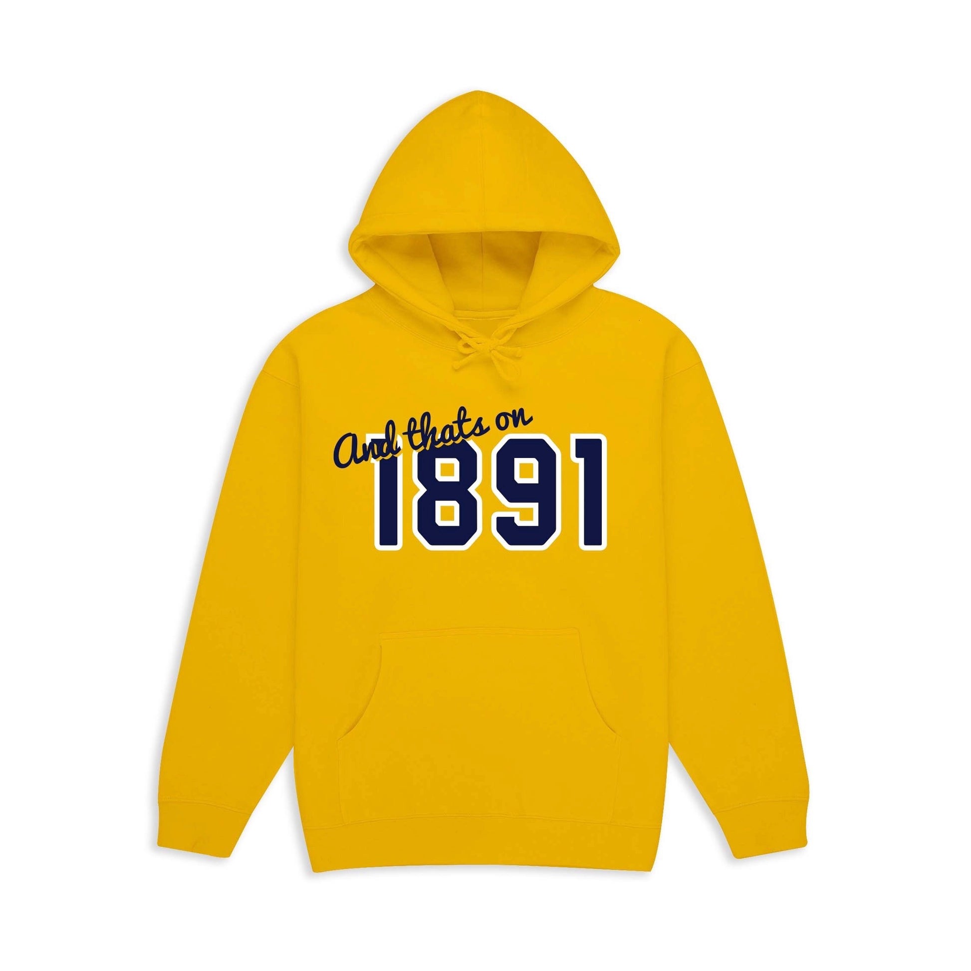 gold cotton hoodie