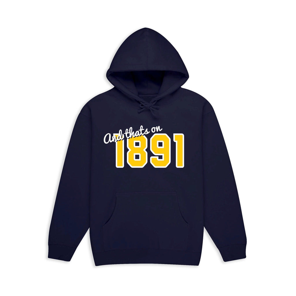 navy cotton hoodie