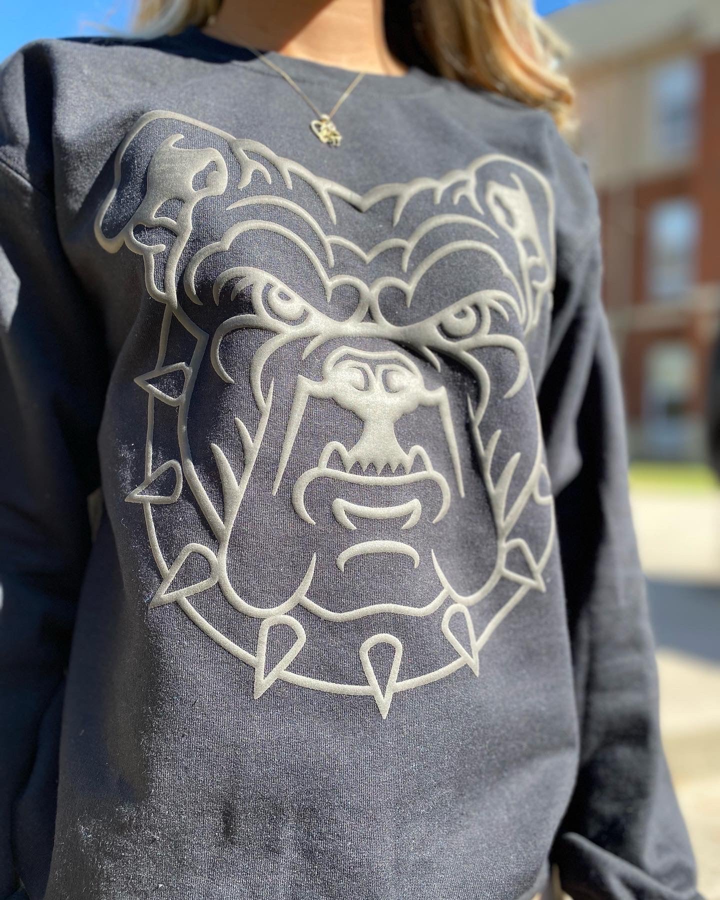 Black Puff Print Apparel
