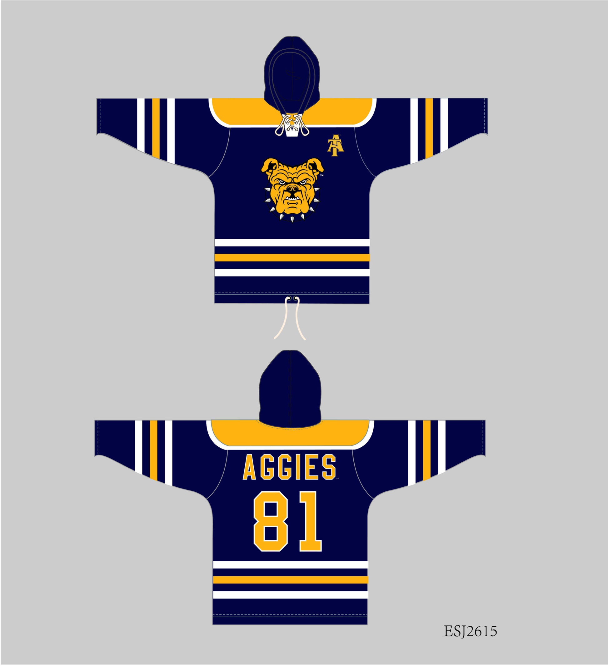 Aggie Bulldog Hockey Jersey
