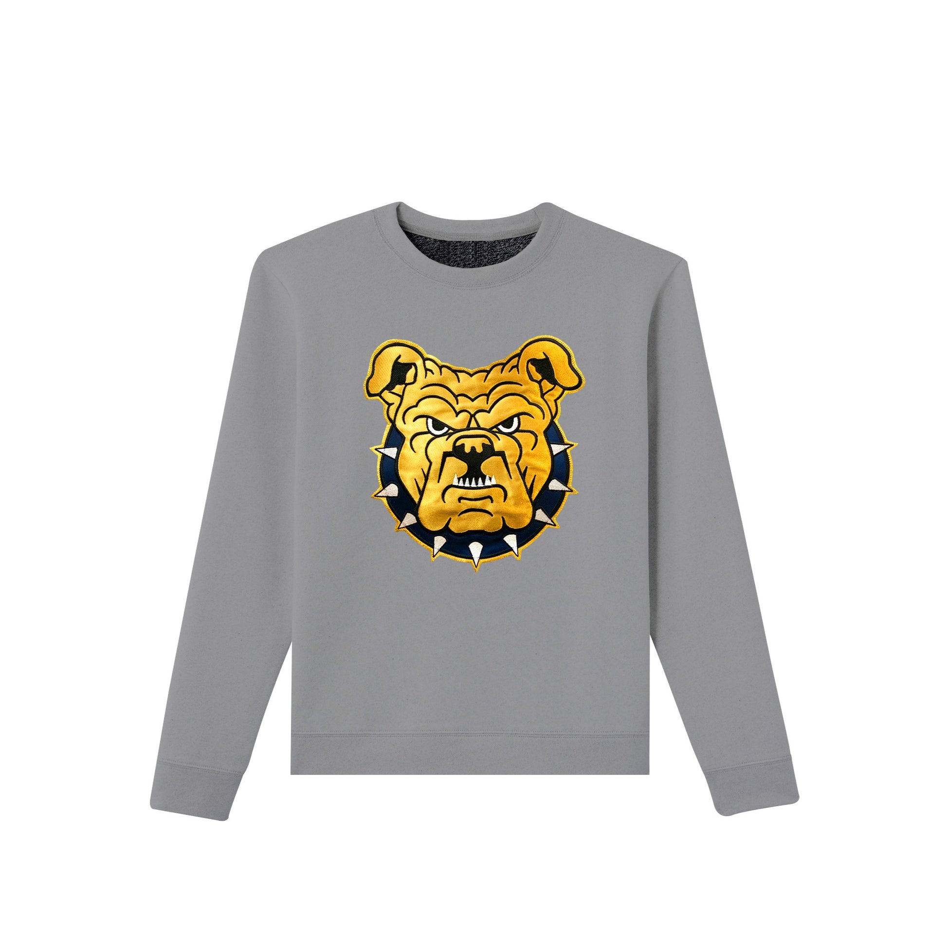 gray cotton crewneck