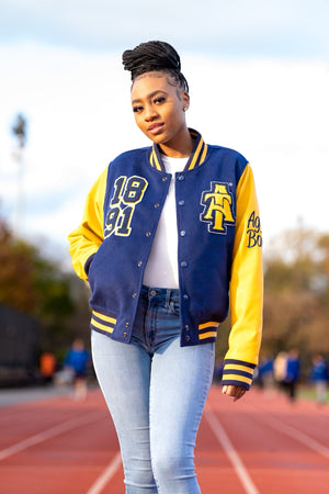 Traditional Aggie Bulldog Varsity Jacket