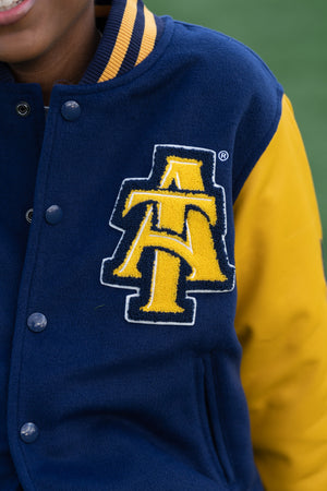 Traditional Aggie Bulldog Varsity Jacket